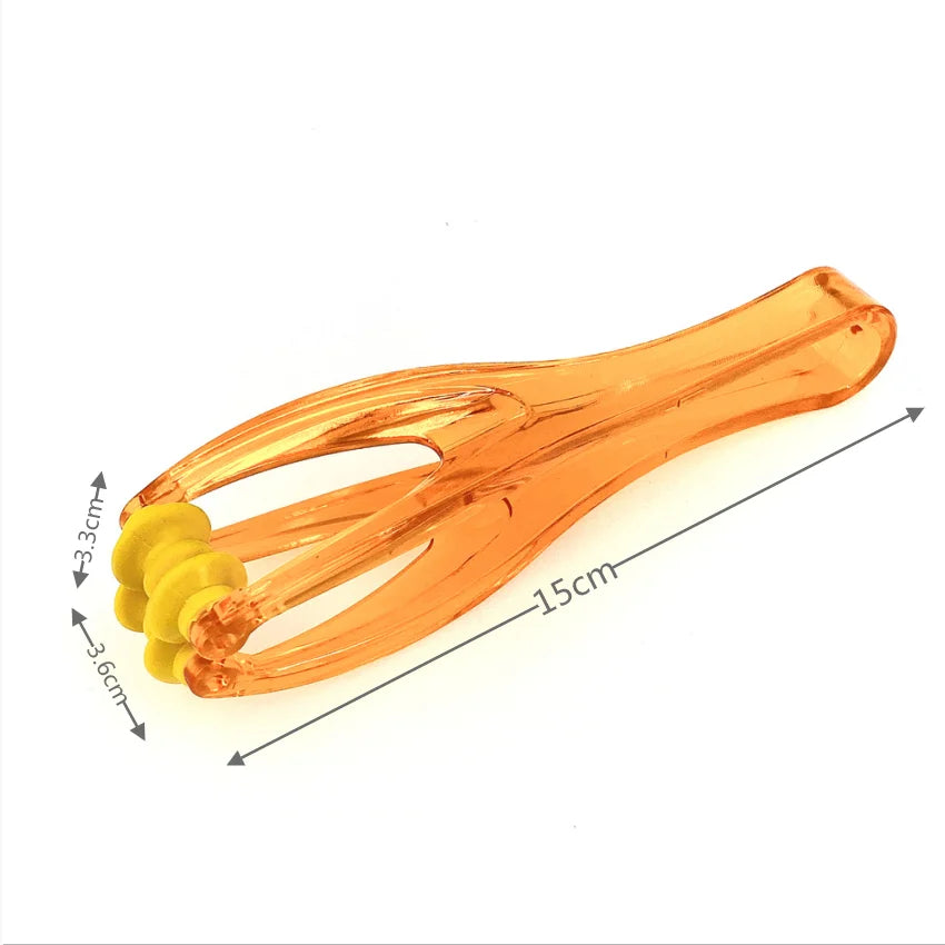 1Pcs 2 Rollers Finger Massager Mini Finger Joints Massager With Elastic Handle For Finger Blood Circulation & Muscle Relaxation