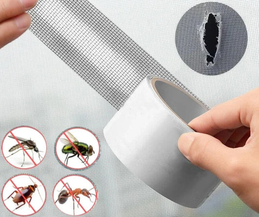 Window Net Anti-mosquito Mesh Screen Repair Tape Repair Broken Hole Window Waterproof Patch Net Self-adhesive Mesh Tape Tool