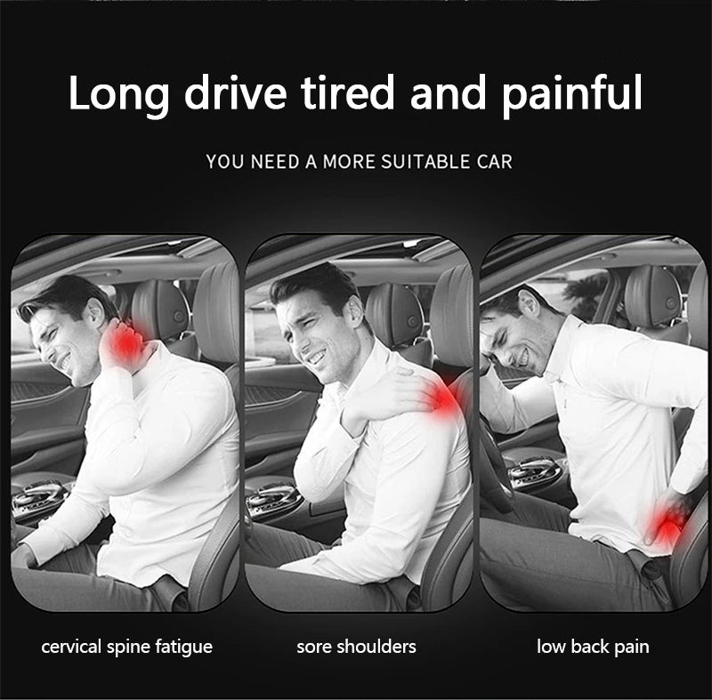 Car Lumbar Back Support Headrest Neck Pillow Memory Foam Lumbar Pillow Universal Soft Neck Pillows Cushion Car Supplies