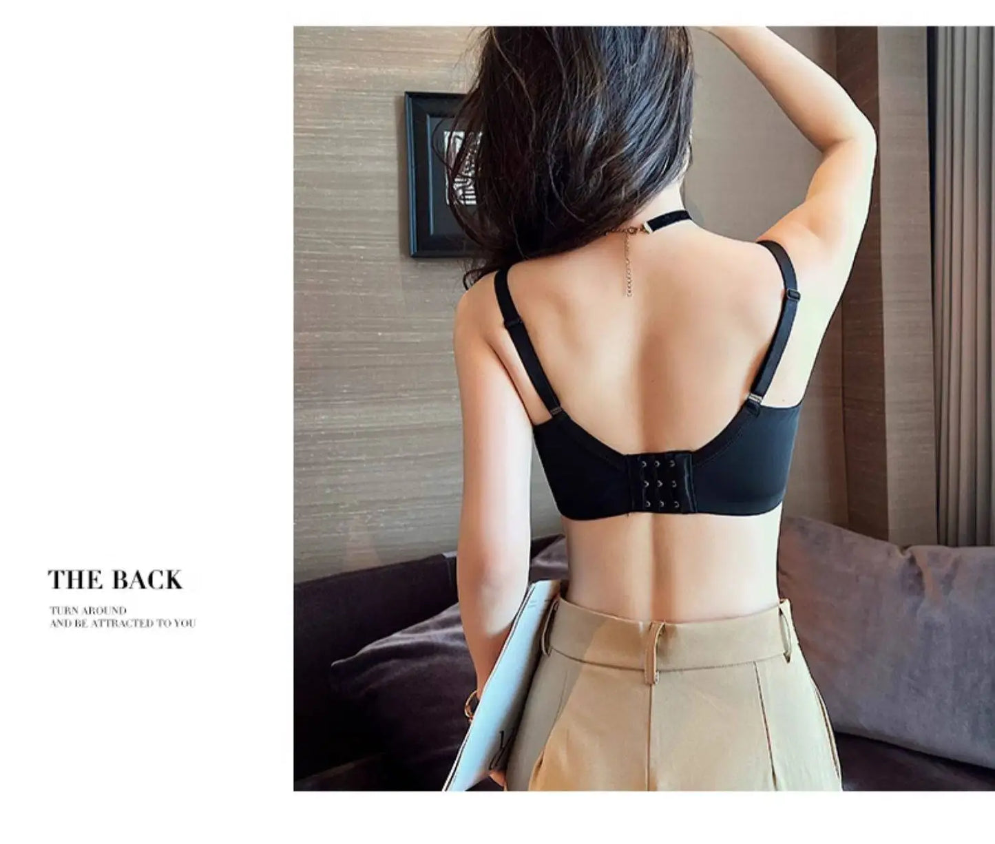 Womens Lace Push Up Bra and Brief Set