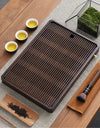 Chinese Natural Bamboo Tea Tray Water Storage Kung Fu Tea Set Simple Rectangular Tea Board Tea Storage Tray