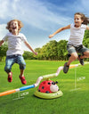 3 in 1 Ladybug Multifunction Exercise Machine Kids Jump Toss Toys Rocket Launcher Rope Sports Game Outdoor Educational Toy Gifts