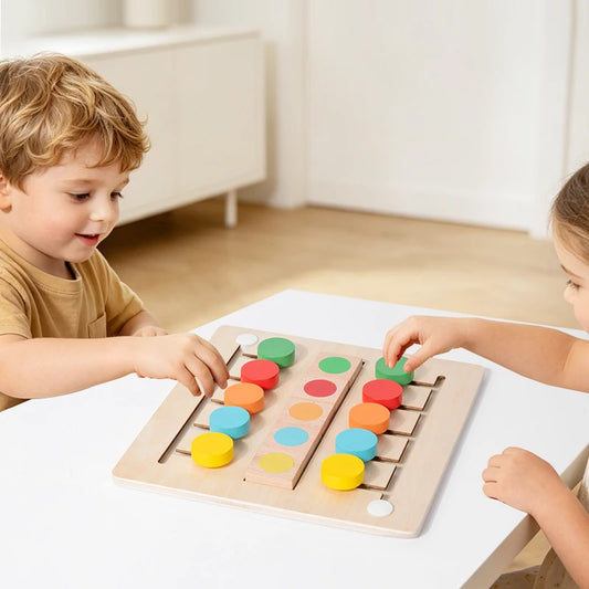 Wooden Colour Matching Battle Game