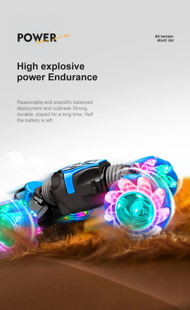 1 to 20 Scale Gesture Sensor 4WD Rotating Stunt Drift Remote Control Car