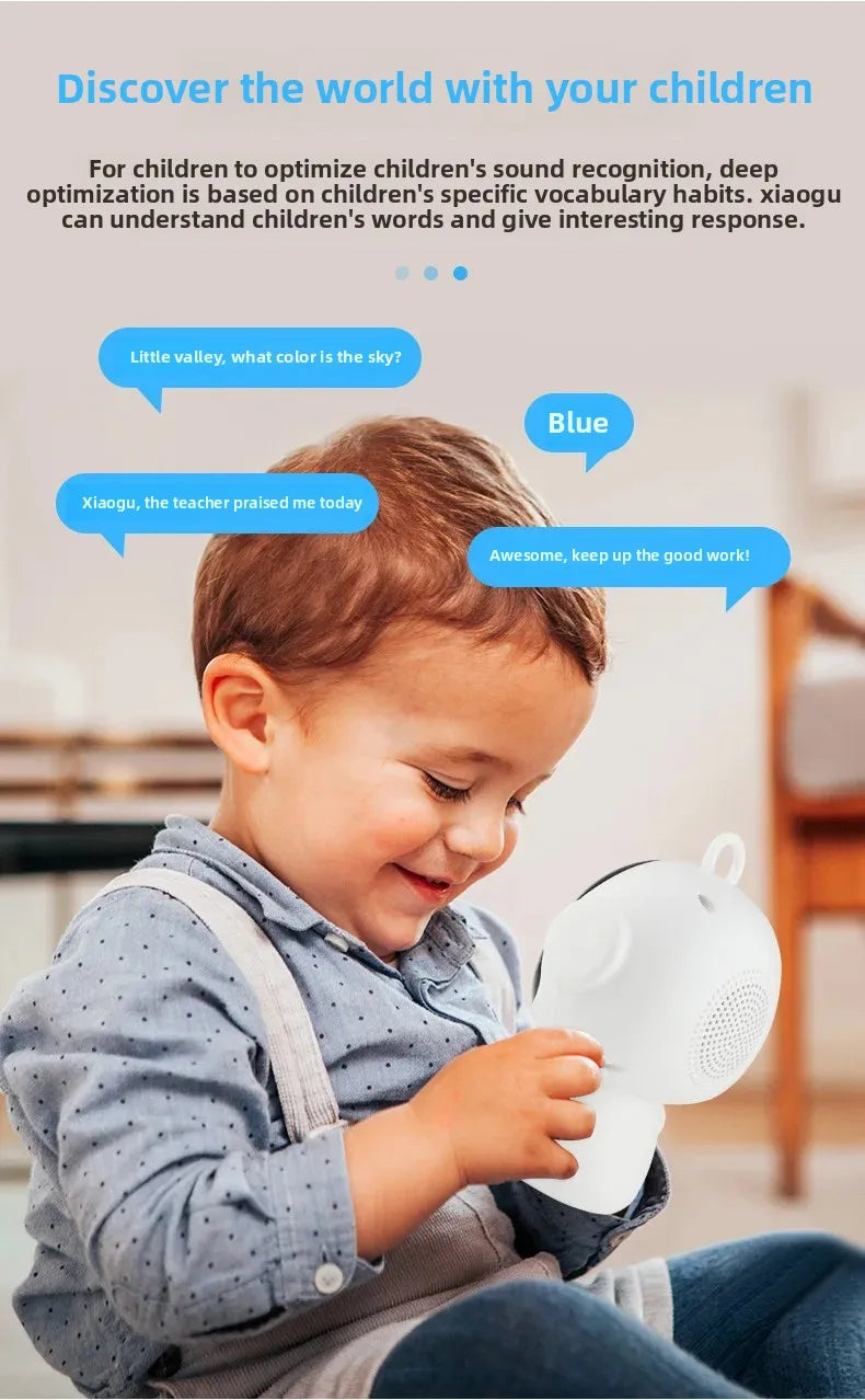 Smart Robot Early Education Toys for  WiFi Voice Dialogue AI Networked Educational Learning Machine Student Gifts