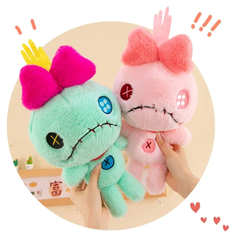 Oversize 100cm Disney Stitch Little Monster Friends Plush Toys Scrump Cartoon Soft Stuffed Dolls Plush Pillow Kids Birthday Gift