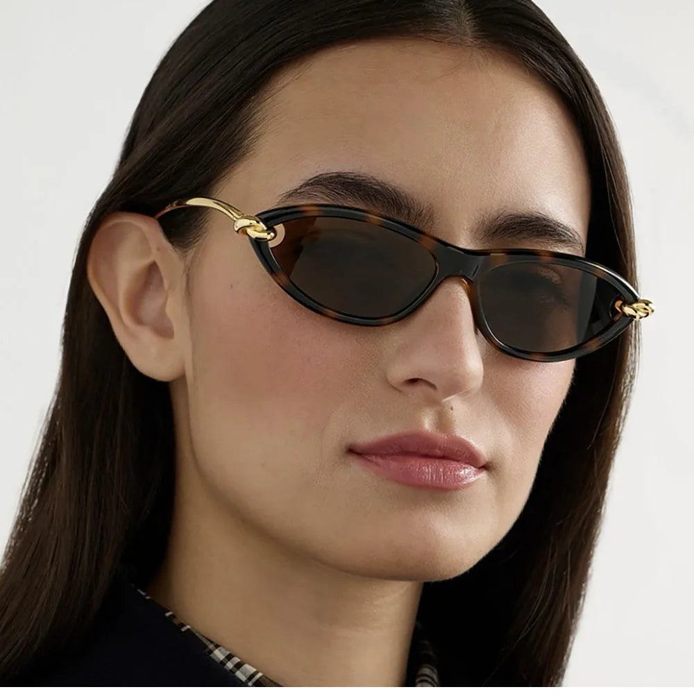 Vintage Cat Eye Sunglasses With UV400 Protection