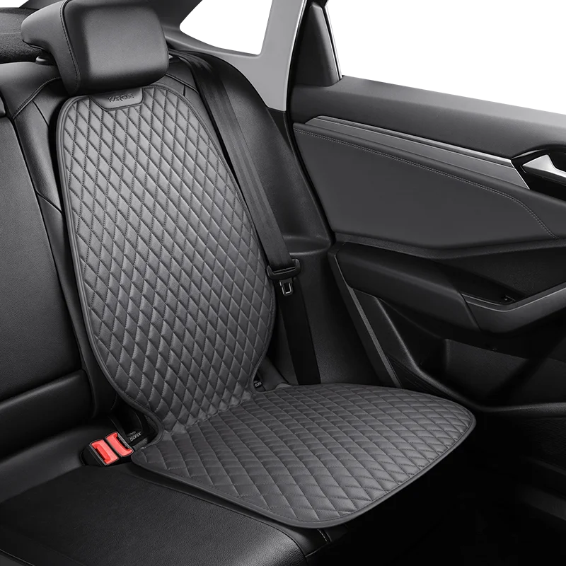 PU Leather Car Seat Protection Mat Car Seat Protector for Child Universal Car Safety Seat Mat Auto Security Rear Seat Covers