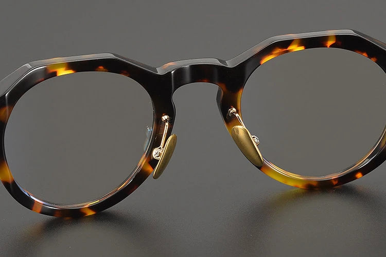 Vintage Oval Acetate Optical Eyeglasses Frame