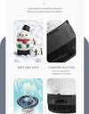 Outdoor Home Restaurant Snowman Atmosphere Night Light Christmas Decoration with Bluetooth V5.3 Speaker