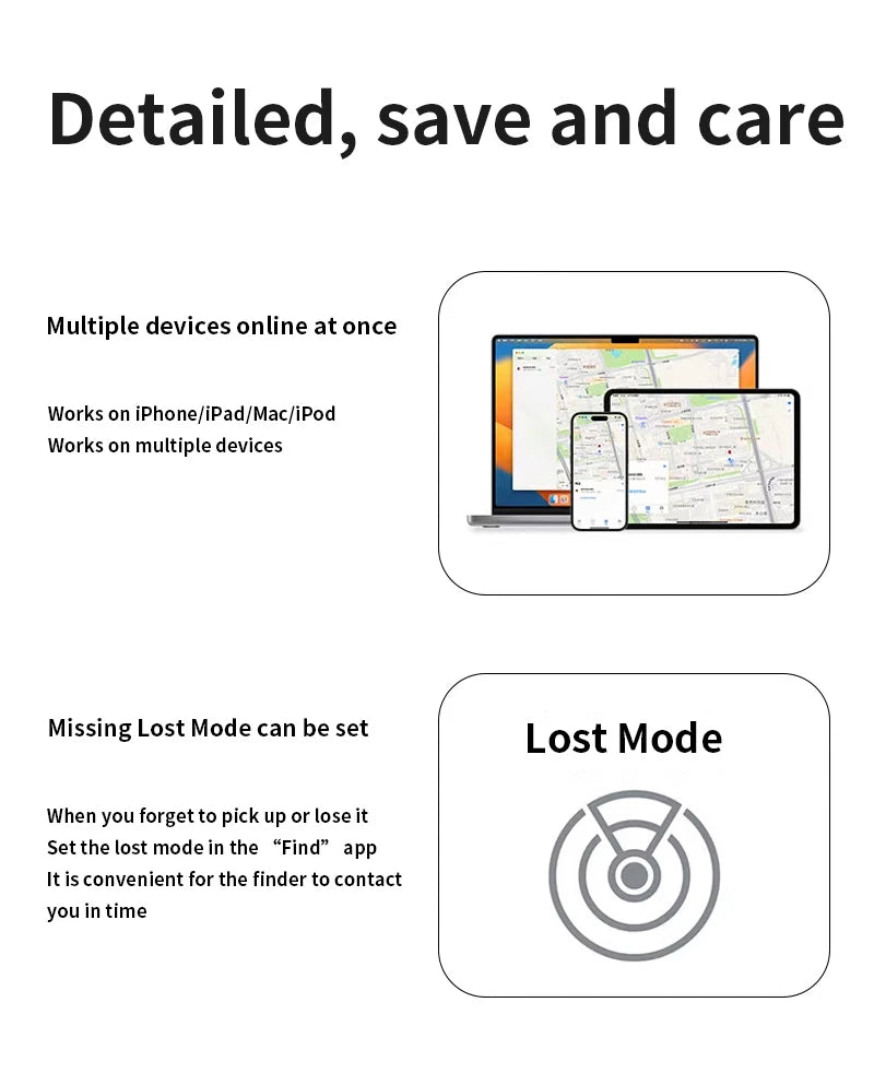 Mini Global Position Systm Tracker Works With iOS Find My APP MFI Smart Tag Key Finder Anti Lost Global Locator For Wallet Car Luggage Pet