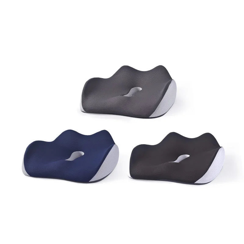 Ergonomic Seat Cushion with Hand Washable Cover Waist & Hip Support Comfort Orthopedic Cushion for Office Car Home