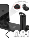 5 In 1 Wireless Charger Stand Pad For iPhone 15 14 13 Apple Watch Airpods Desk Phone Chargers Fast Charging Dock Station