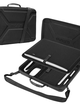 Hard Shell Laptop Case for 2025 Macbook Air Pro 15 16 inch M4 M3 M2 M1 HP Dell Asus Shockproof Notebook Shoulder Handbag Men
