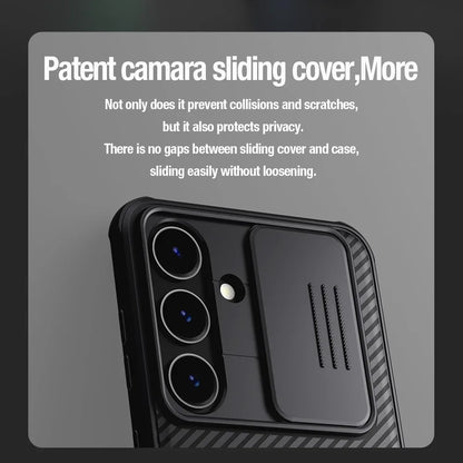 Cam Shield Pro Phone Case For Samsung Galaxy S24 Case Camera Slider Protection Hard PC Shockproof Back Cover