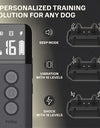 Dog Training Electric Collar Waterproof Rechargeable Shocker Electric Remote Control Pet Dog Anti Bark Collar Vibration