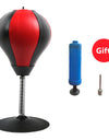 Stress Buster Desktop Punching Bag With Suctions PU Inflatable Stress Relief Boxing Ball Muay Tai MMA Exercise Sports Equipment