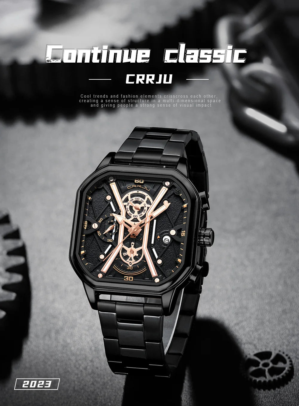 Men Watches Quartz High Quality Stainless Steel Top Brand Luxury Business Waterproof Luminous Chronograph Watch