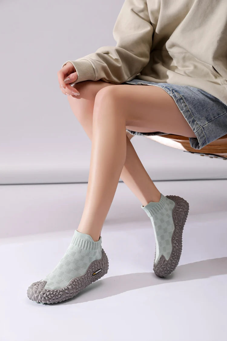 Women's silent soft sole cushioned shoes Squat silent hard pull fitness shoes casual shoes