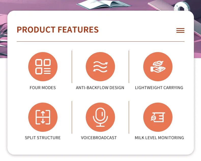 Wearable Electric Breast Pump Integrated Hands-free High Suction Invisible Milking Machine Milk Collector Touch Breast Pump