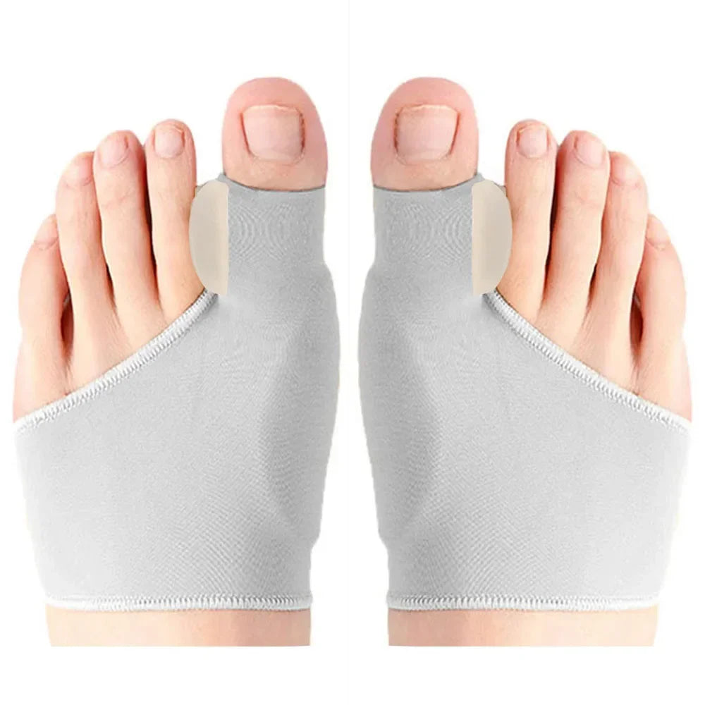 1Pair Toe Separator Hallux Valgus Bunion Corrector Hammer Toe Straightener Foot Pain Relief Orthopedic Pedicure Tools Foot Care