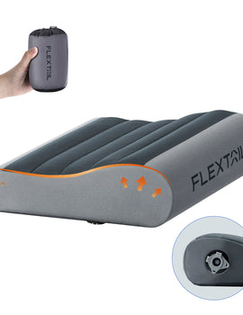 ZERO PILLOW - Ergonomic Inflatable Pillow with Dual Support for Travel and Home, Lightweight, Washable, Ultra-Quiet