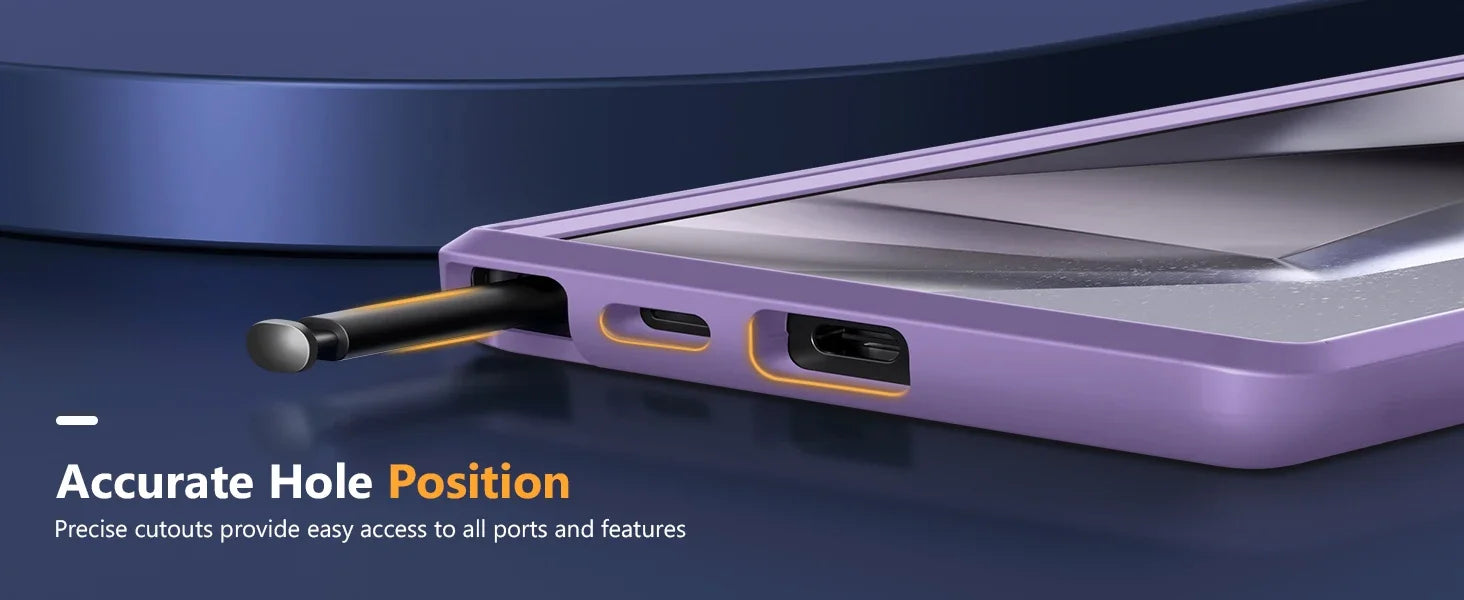 For Samsung Galaxy S24 Ultra Case with Camera Cover Screen Protector Military Drop Protection Shockproof Slim Matte Phone Case