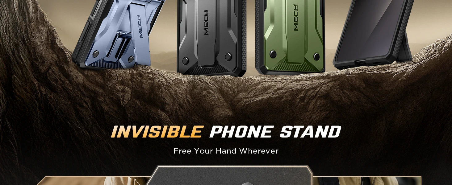 For Galaxy Z Flip 7 Case with Kickstand & 360° Rotatable Belt-Clip Built-in Privacy Screen Protector Hinge Protection Phone Case