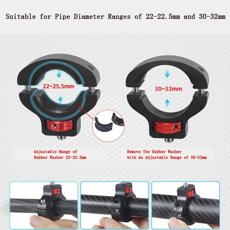 Action Camera Bicycle Motorcycle Handlebar Mount Selfie Stick Bracket