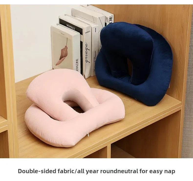 Officer Ice Silk Nap Pillow Pillow Style Summer Student Face down Sleep Pillow Office Nap Aid Soft Comfortable Home Goods