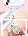 Ceramics Elegant Watch for Women Luxury Brand Waterproof Square Black Ladies Wrist watches