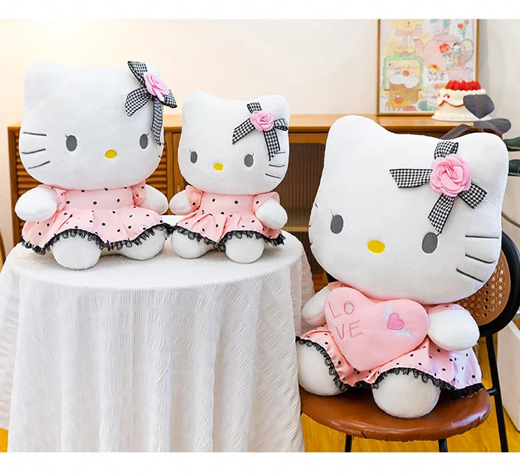 Cute Cat Character Plush Stuffed Doll Toy
