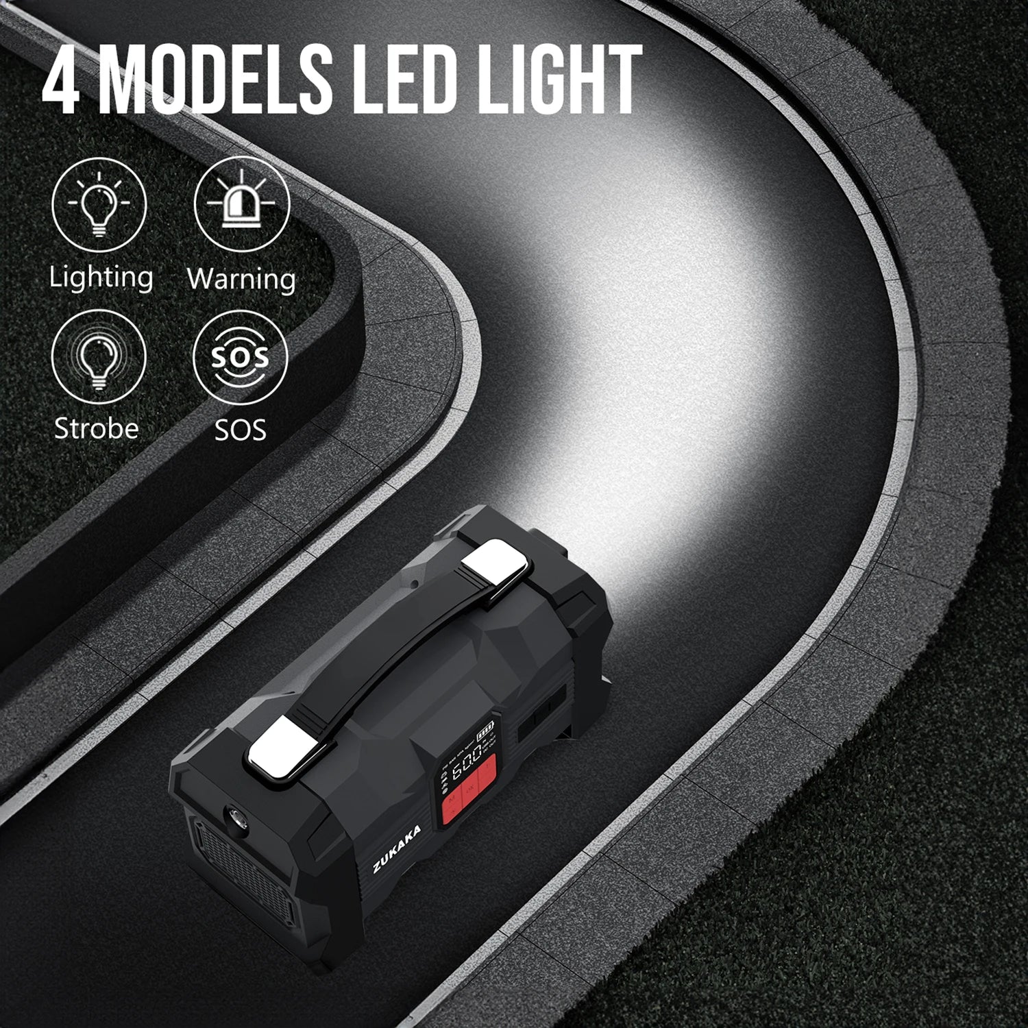 Car Jump Starter Power Bank Air Compressor Inflator Pump 4000A Portable Power Station Car Battery Charger Booster