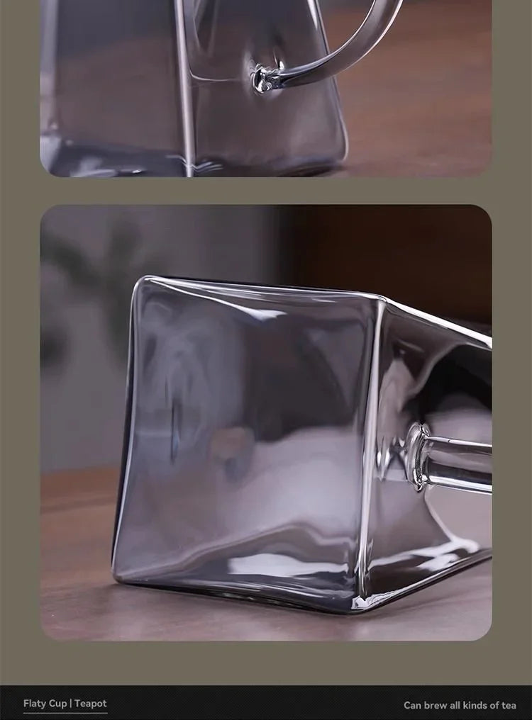 High Borosilicate Glass Tea Pot with One Touch Tea Separation Filter 1000ml