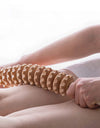 1 PC Wood Bendable Massage Roller Wooden Therapy Massager Tools,Lymphatic Drainage,Cellulite Trigger Point Manual Muscle Release