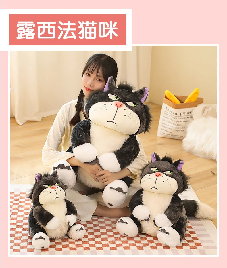 Lucifer Cat Plush Stuffed Animal Kawaii Soft Pillow