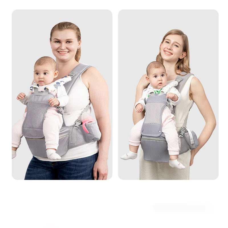 Ergonomic  Carrier Backpack   Hipseat Carrier Front Facing Ergonomic Kangaroo  Wrap Sli