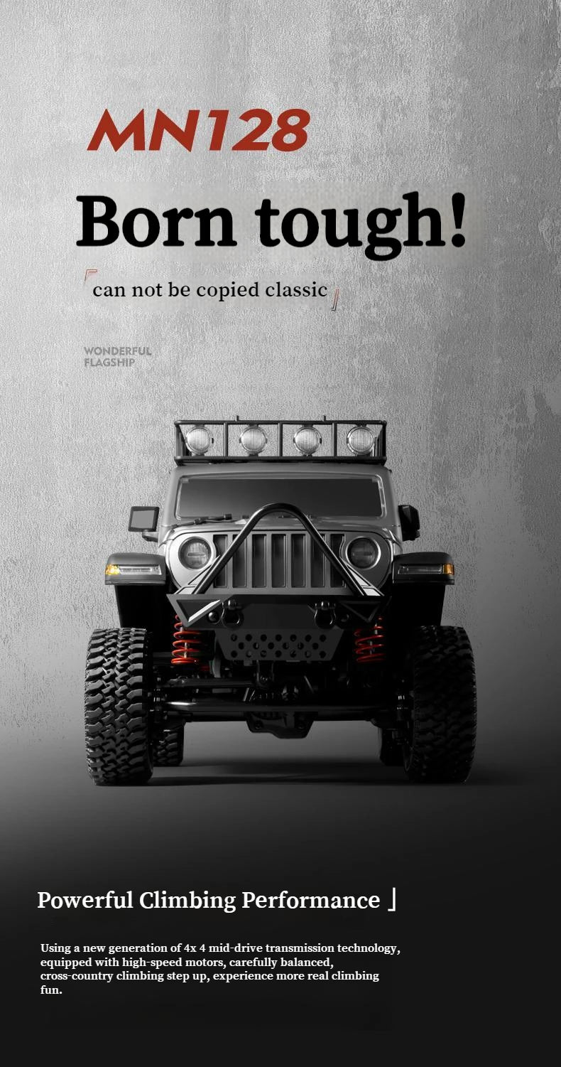 112 Scale Four Wheel Drive RC Wrangler Climbing Off Road Car
