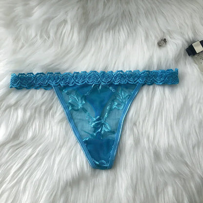 Custom Name tanga Underwear Crystal Letters Personalized Thong Women Lace Bikini G-String Panty