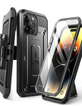 For iPhone 15 Pro Max Case 6.7" (2023) UB Pro Full-Body Rugged Heavy Duty Rugged Case with Built-in Screen Protector