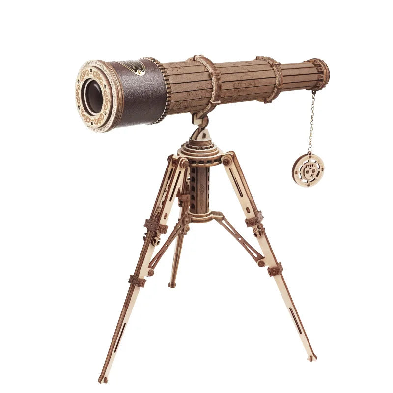 Monocular Telescope 3D Wooden Puzzle Game Assembly