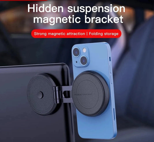 Hidden Magnetic Car Phone Holder For Tesla Model Y 3 Wireless Charger 360 Rotation Car Mobile Phone Stand Support For iPhone