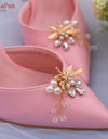 1 Pair Shoe Clips Removable Charm Shoe Buckle Bride Bridesmaid Wedding Shoe Accessories