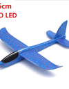 48cm LED DIY Kids Toys Hand Throw Flying Glider Planes Foam Aeroplan Model Party Bag Fillers Flying Glider Plane Toys Kids Game