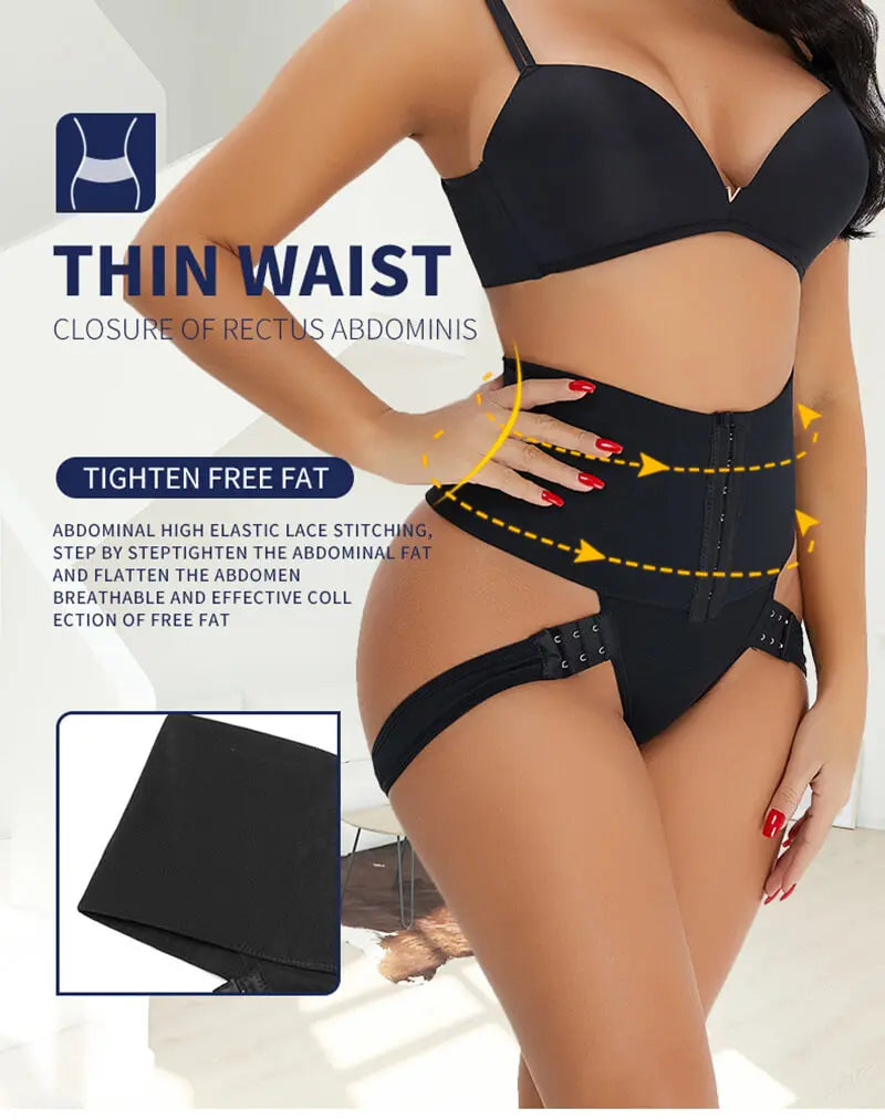 Cuff Tummy Trainer for Women Control Panties Booty Pulling Underwear Body Shaper Waist Trainer Corset Body Shapewear Plus Size