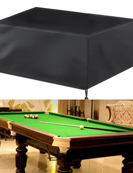 Dustproof Waterproof 7 8 9 Foot Outdoor Full Pool Solid With Drawstring Billiard Table Dust Cover Table Protector 210D Oxford
