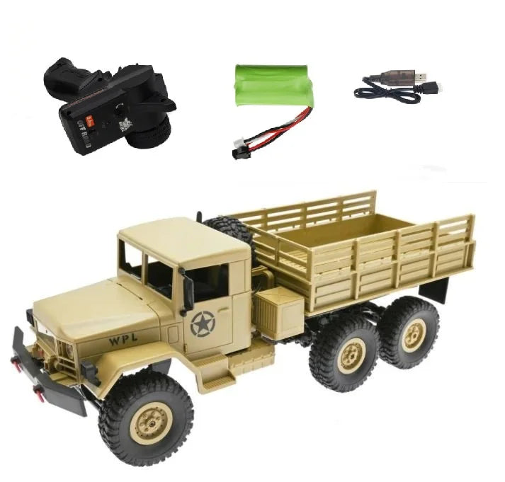 1 to 16 Scale 6WD Remote Control Off Road Military Truck