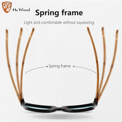 Polarized Wooden Sun glasses Driving Eyewear Fishing Sports