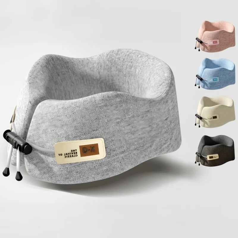 Portable Memory Foam Travel Pillow U-Shaped Ergonomic Neck Support For Airplane Car Office Nap Sleeping Headrest Soft Cushion