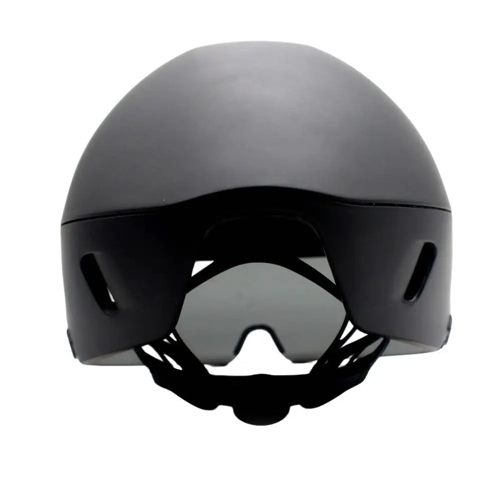 Aerodynamic Triathlon Cycling Helmet With Magnetic Goggles